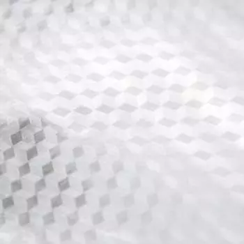 Наклейка для творчества 3D "Ромбы" серебро 60х300 см