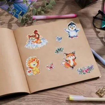 Наклейка «Друзья», голография 11 × 16 см