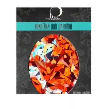 Наклейка-фольга для дизайна TNL Premium Quality, BK-058