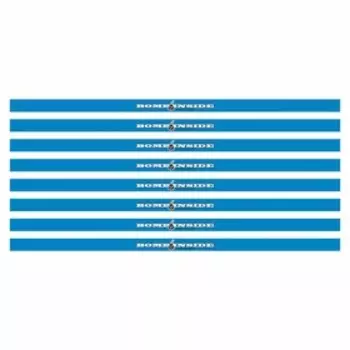 Наклейка-молдинг широкий "BOMB INSIDE", синий, 100 х 4 х 0,1 см, комплект 8 шт