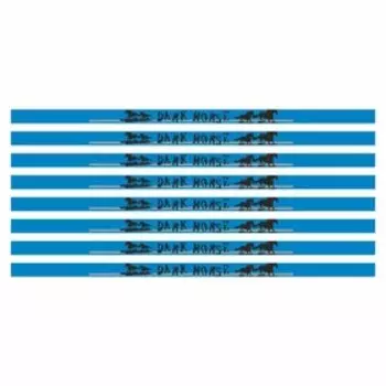 Наклейка-молдинг широкий "DARK HORSE", синий, 100 х 4 х 0,1 см, комплект 8 шт