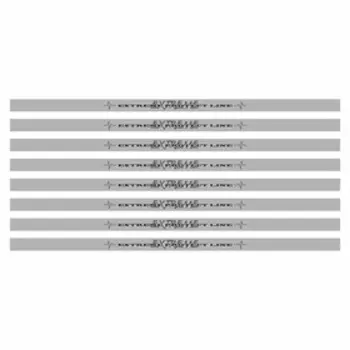 Наклейка-молдинг широкий "EXTREME PROTECT LINE", серый, 100 х 4 х 0,1 см, комплект 8 шт