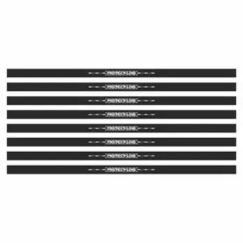 Наклейка-молдинг широкий "PROTECT LINE", черный, 100 х 4 х 0,1 см, комплект 8 шт
