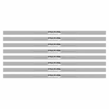 Наклейка-молдинг широкий "SIDE GUARD", серый, 100 х 4 х 0,1 см, комплект 8 шт