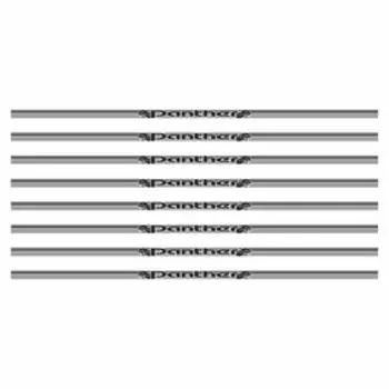 Наклейка-молдинг средний "PANTHER", серый, 100 х 2,8 х 0,1 см, комплект 8 шт