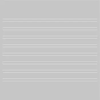 Наклейка-молдинг "Узкий", серый, 100 х 1 х 0,1 см, комплект 8 шт