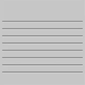 Наклейка-молдинг "Узкий", серый, 100 х 1 х 0,1 см, комплект 8 шт