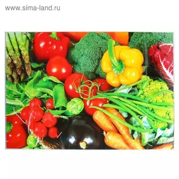 Наклейка на кафельную плитку "Овощное ассорти" 90х60 см