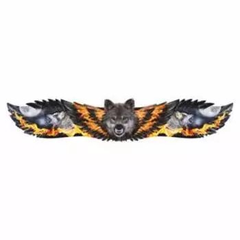 Наклейка на капот автомобиля "Волк", 150 х 30 см