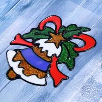 Наклейка на стекло «Колокольчик с лентой», 1113.5 см