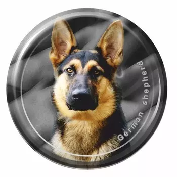 Наклейка на запасное колесо Овчарка, 56 х 56 см