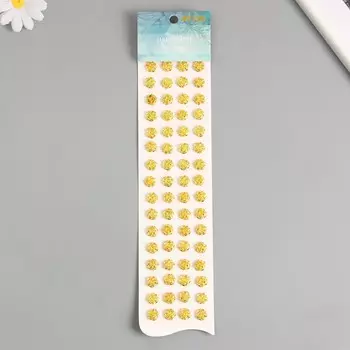 Наклейка пластик стразы "Розочки" 30,5х7 см