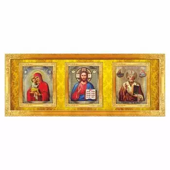 Наклейка "Триптих ", вид №2, 18,5 х 7,5 см