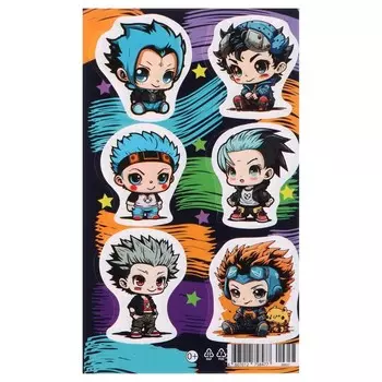 Наклейки "Аниме" 10х16 см