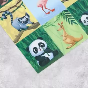 Наклейки бумажные «Джунгли» , 11 15,5 см