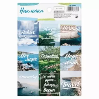 Наклейки бумажные «Мотивация» , 11 × 16 см