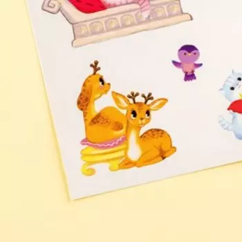 Наклейки бумажные «Принцесса», 11 × 16 см