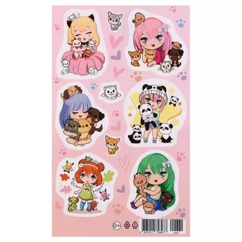 Наклейки "Девчонки" 10х16 см