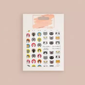 Наклейки для ногтей «Meow!»