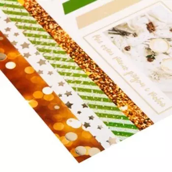 Наклейки для скрапбукинга с фольгированием «Зимние грёзы», 30.5 × 30.5 см