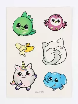 Наклейки «Милашки», 811 см