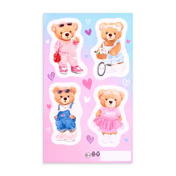 Наклейки "Милые медвежата" 16 х 10 см