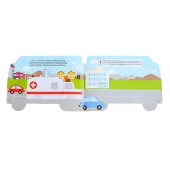 Наклейки многоразовые «Машины-помощники», 12 стр.