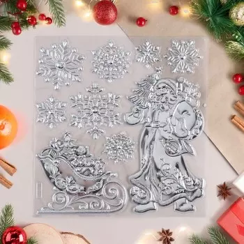 Наклейки на окна «Новогодние», 38 х 30 см