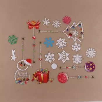 Наклейки на окна «Новогодние», 2 шт., 35 х 50 см