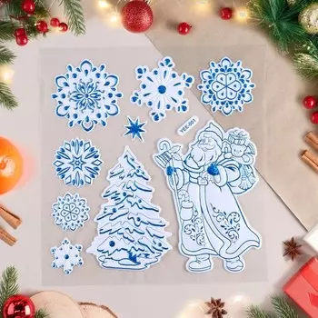 Наклейки на окна «Новогодние», 38 х 30 см