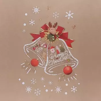 Наклейки на окна «Новогодние», 2 шт., 60 х 90 см