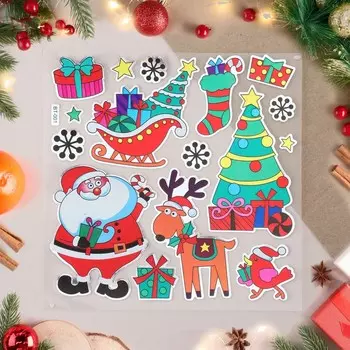 Наклейки на окна «Новогодние», 24 х 18 см
