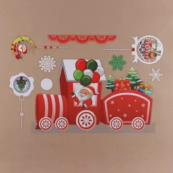 Наклейки на окна «Новогодние», 2 шт., 35 х 50 см