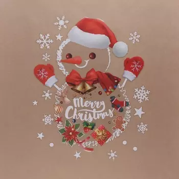 Наклейки на окна «Новогодние», 2 шт., 60 х 90 см