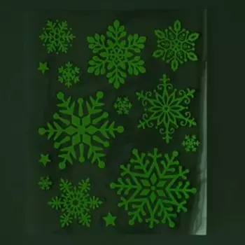 Наклейки на окна «Новогодние», 28 х 19 см