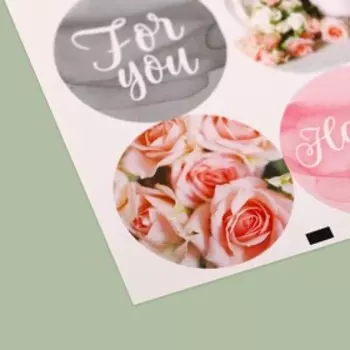 Наклейки на подарки «Романтика», 9 × 16 см