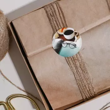 Наклейки на подарки «Время для кофе», 9 × 16 см