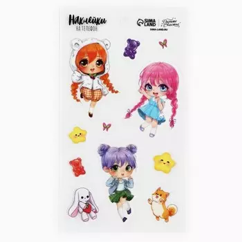 Наклейки на телефон «Аниме», 8 14 см