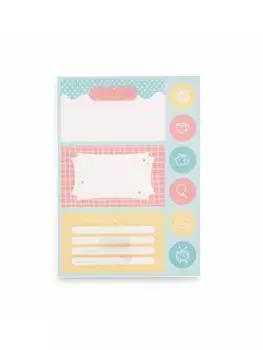 Наклейки на тетрадь «Разноцветные», 10.515 см