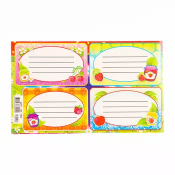 Наклейки "На Варенье" глиттер, 16 х 9,5 см