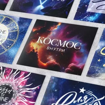 Наклейки-стикеры, набор,«Космос», 6 х 7 см, 10 шт