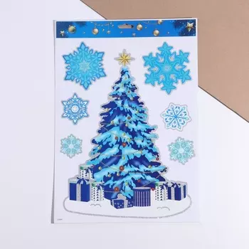 Наклейки «Новогодние», 29 х 41 см