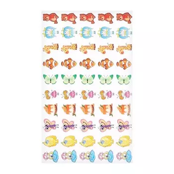 Наклейки поощрительные "Для девочек" бабочки, 9,5х16 см