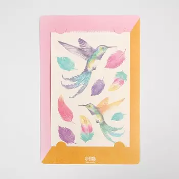 Наклейкитату Colibri, 14 21 см