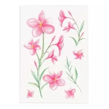 Наклейки‒тату «Цветы», 14 × 21 см