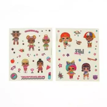 Наклейки-татуировки LOL rock, 10х12