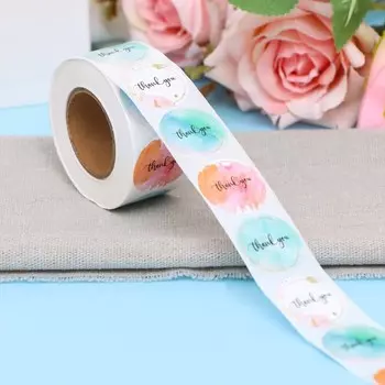 Наклейки в рулоне «Градиент»,500 шт.,2.52.5 см