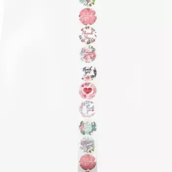 Наклейки в рулоне «Любовь»,500 шт.,3.83.8 см