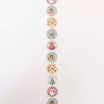 Наклейки в рулоне "Mary Christmas", 500 шт, 2,5 х 2,5 см