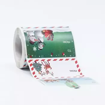 Наклейки в рулоне «Почта», 250 шт.,7.55 см